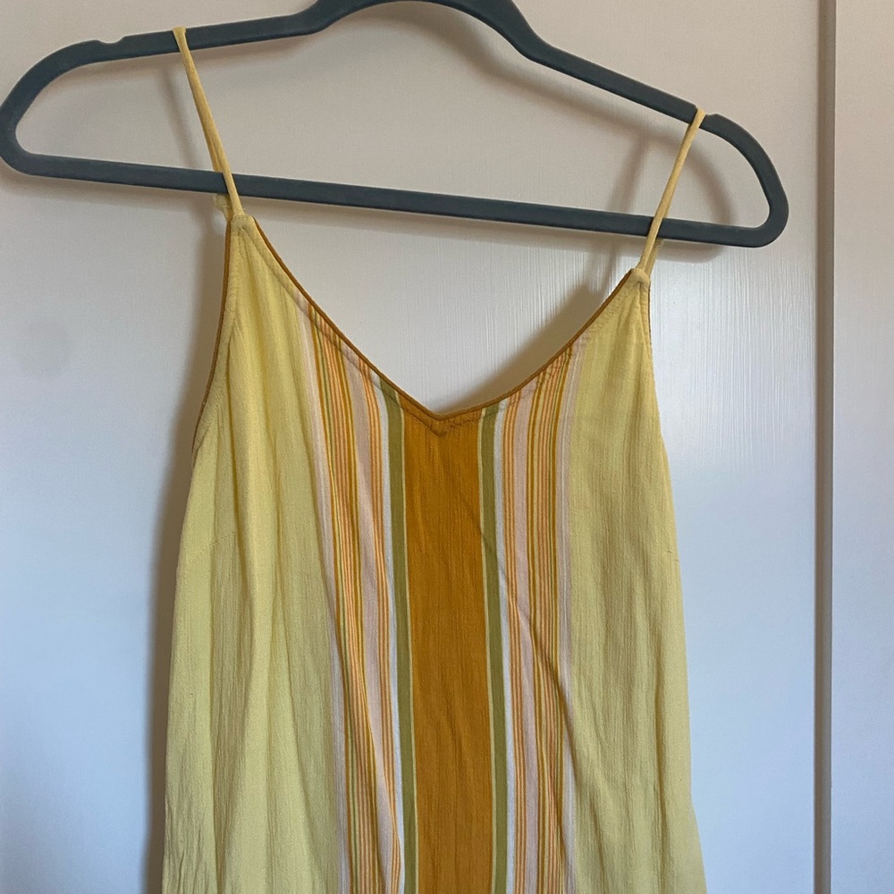 O’Neill Yellow Multi Color XS Maxi Dress - Picture 3 of 7